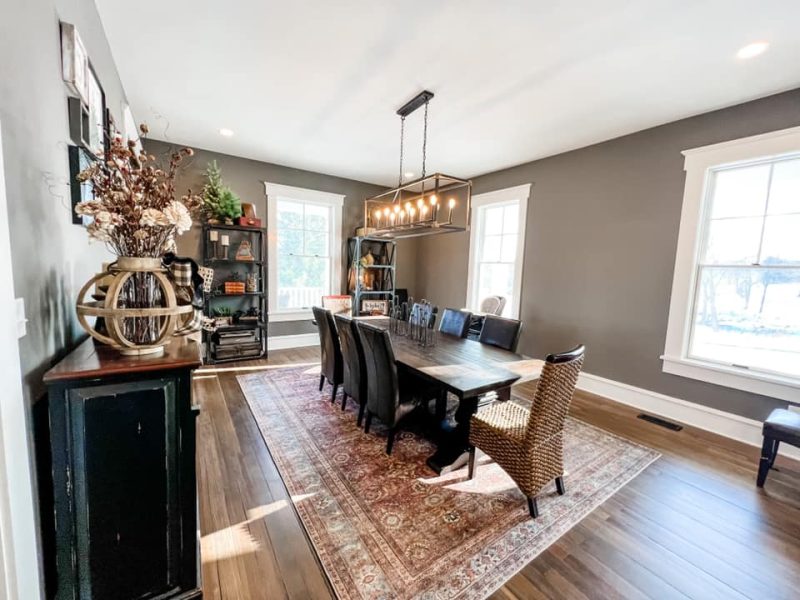 Dining room Renovation at Maple Hill Farm in Historic Farmhouse