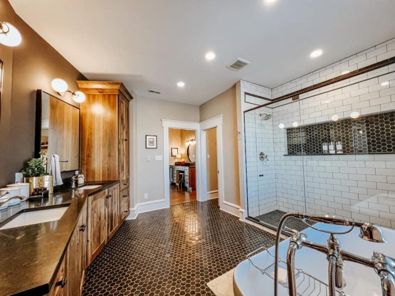 Bathroom Renovation at Maple Hill Farm in Historic Farmhouse