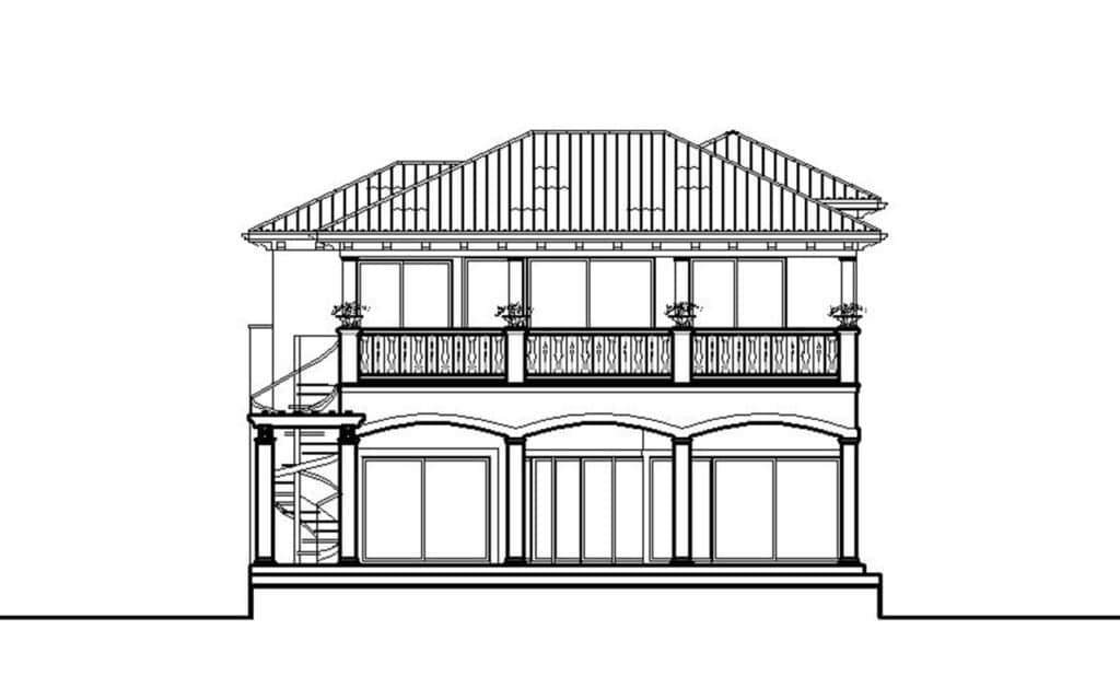 Thumbnail of http://Third%20Rough%20pencil%20design%20for%20Custom%20Beach%20House%20in%20Belize