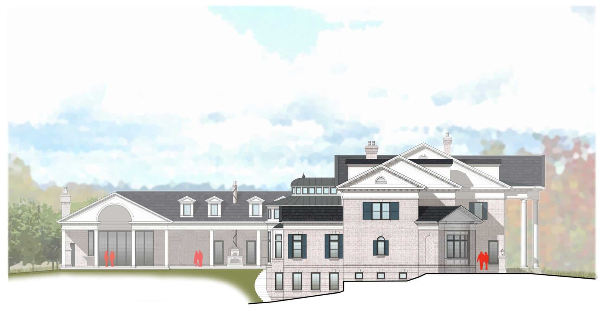 Luxury Colonial Brick Custom Home