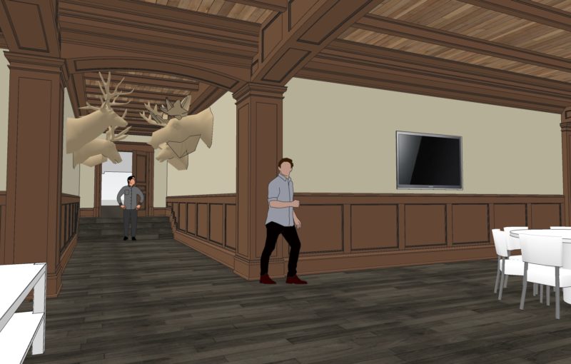 3d design of Hallway