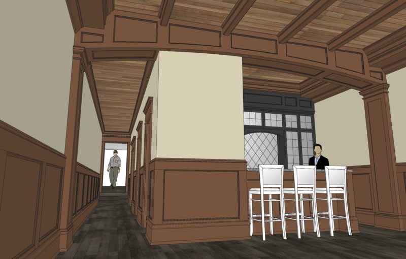 3d design of walk way