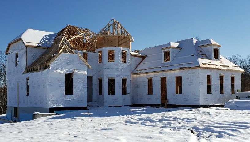 building’s shell of Custom castle