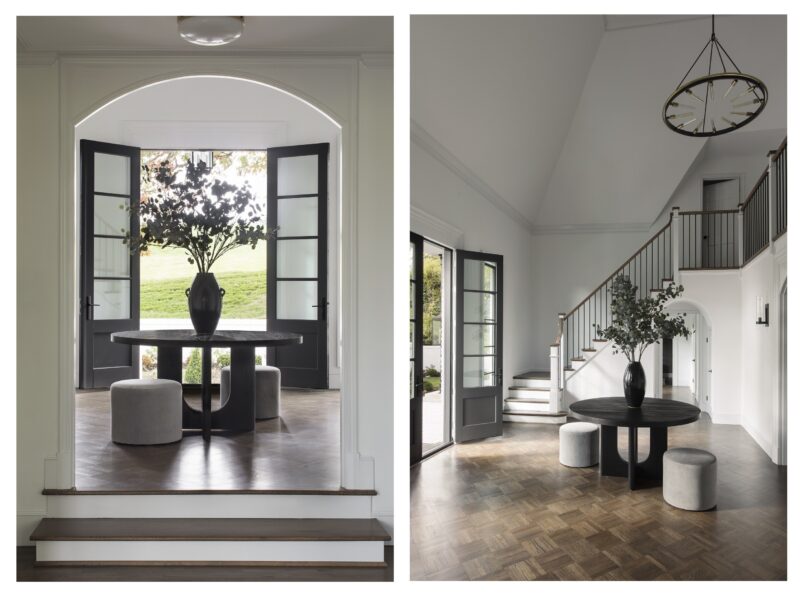 Renovated home entrance area