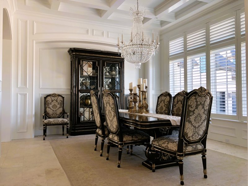 Custom castle's Dining room