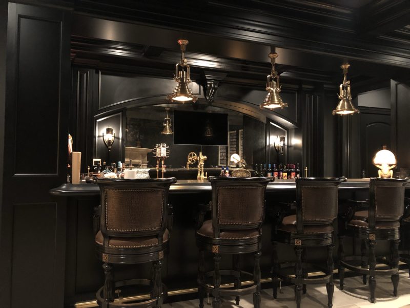 Custom bar table with chairs