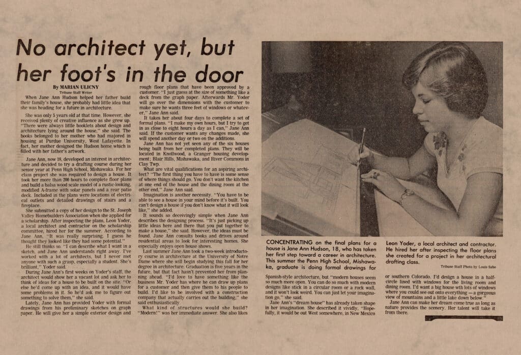 Not Architect at 18 - Jane Ann