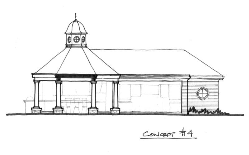 New version Concept sketch for custom home