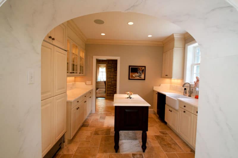 Before photo of renovated kitchen
