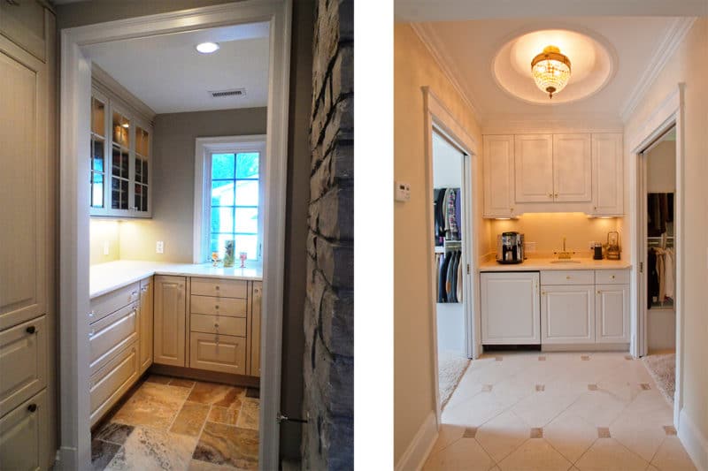Renovated store room - before-after photo