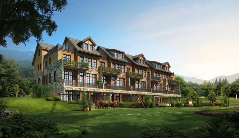 Townhome Community 3d design