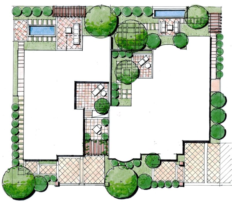 Ground floor space design for Luxury Multi-Family Residential Design