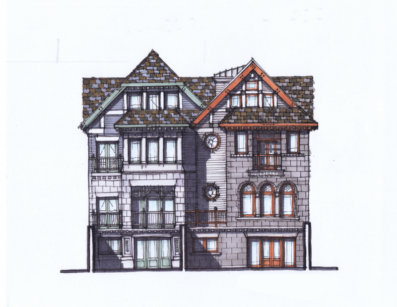 Multi-Family Design: Custom Single Family Attached House