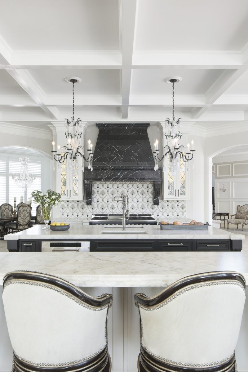 Front view of Custom Castle's kitchen