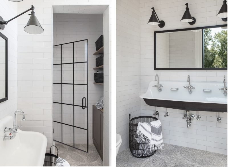 Custom Family Home's bathroom design