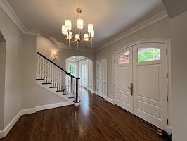 arched entry doors for Luxury Custom Home in Clayton