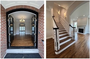 arched entry for Luxury Custom Home in Clayton