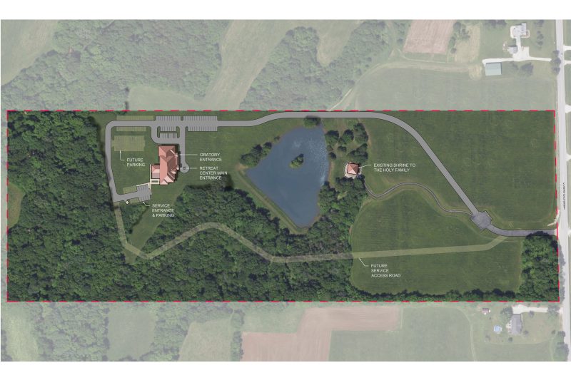 Revised site plan paper for Cedar Lake Conference Center Development