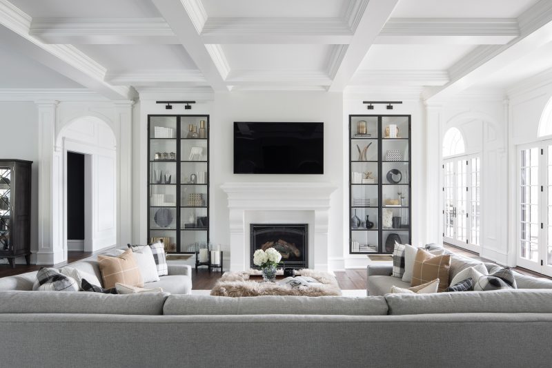st louis residential architecture custom homes family room Dino