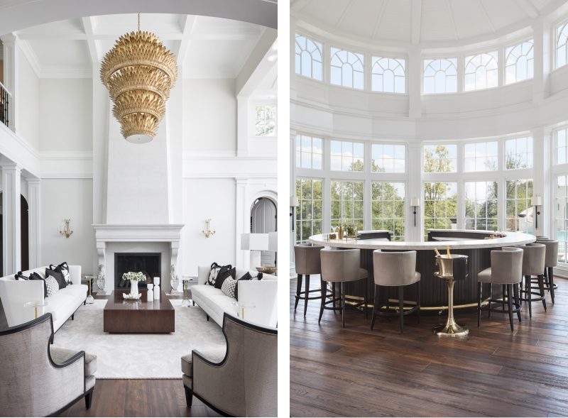 st louis residential architecture custom homes fireplace and conservatory