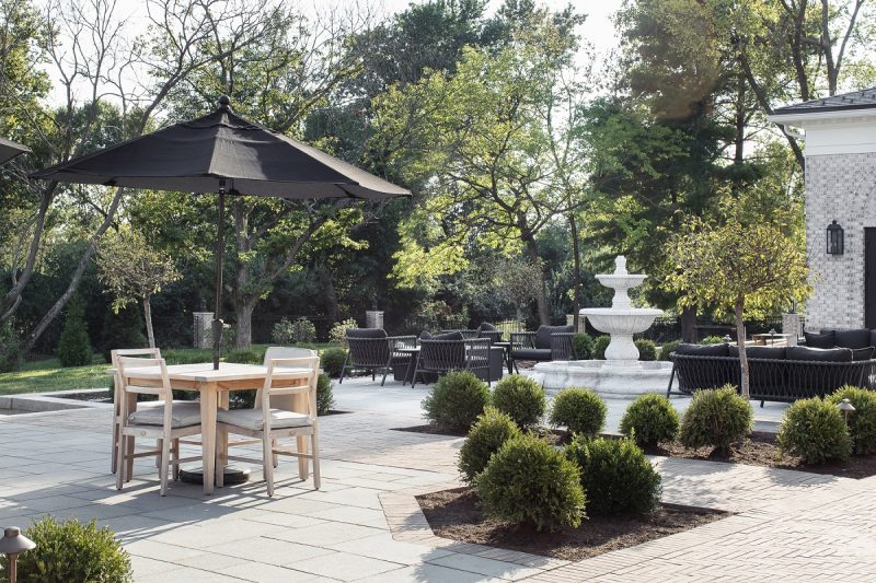 Custom Family Home's outdoor area