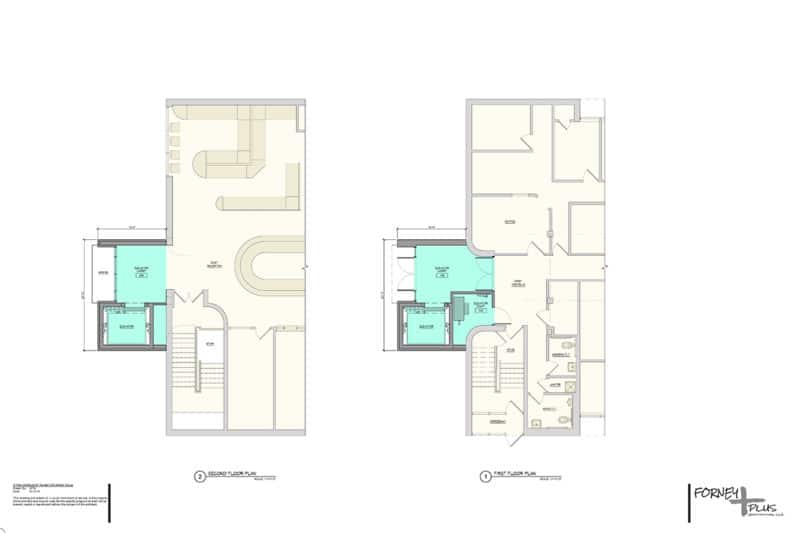 First floor plan design for Sunset Hills Dental Office Renovation