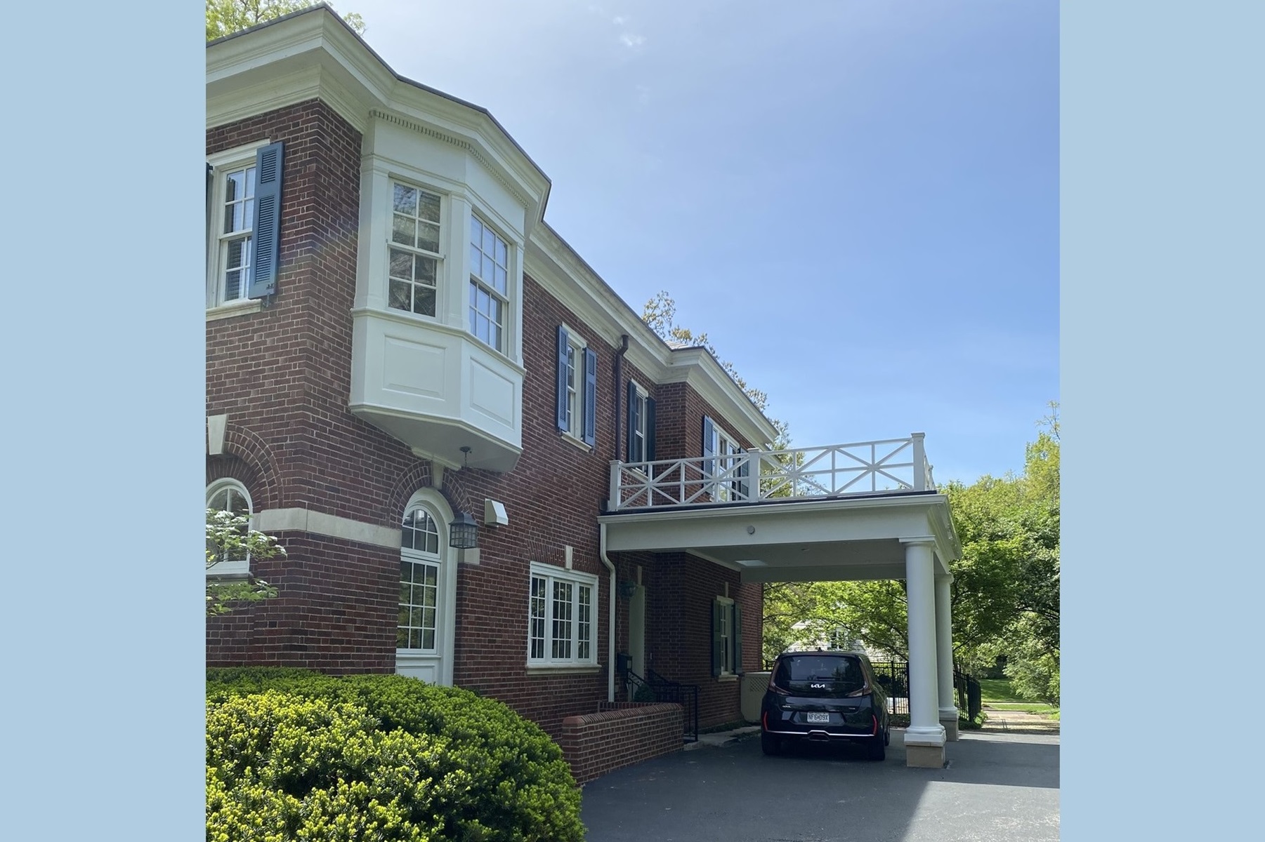 grand georgian porte cochere - addition & renovation